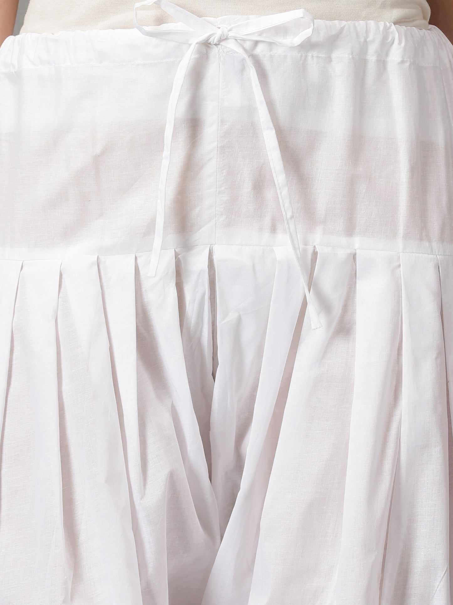 Pink Cotton Kurta With Salwar