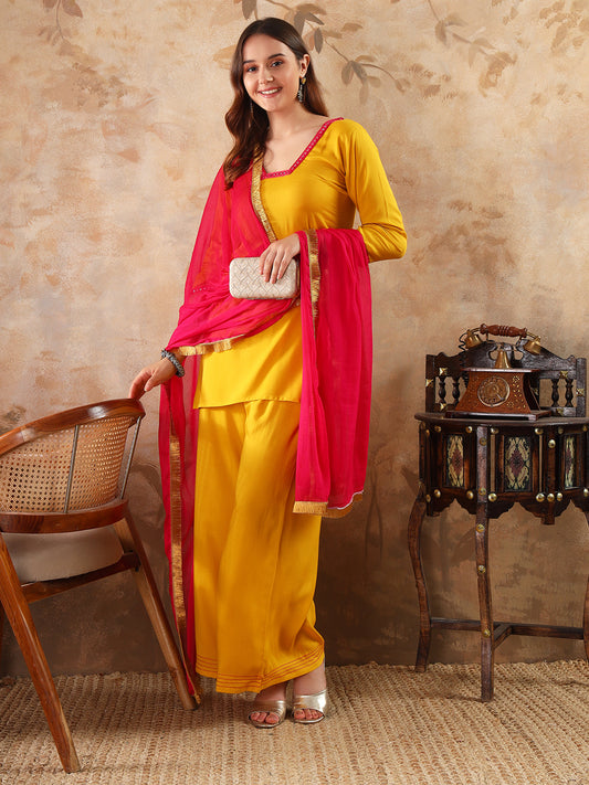 Yellow Modal Kurta Set
